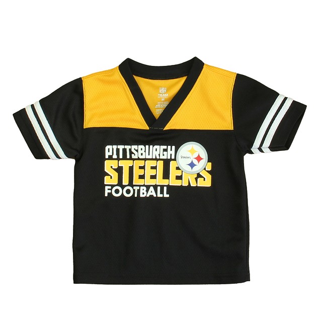 NFL Black | Yellow Steelers Sports Jersey 2T 