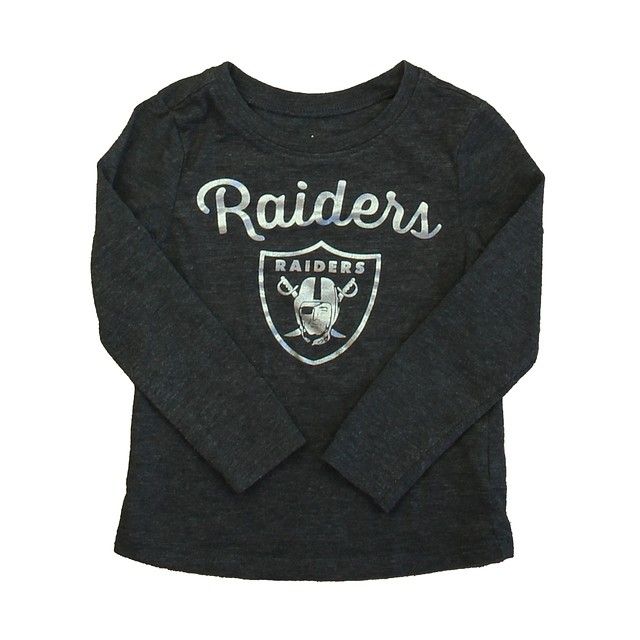NFL Gray | Silver Raiders Long Sleeve T-Shirt 2T 