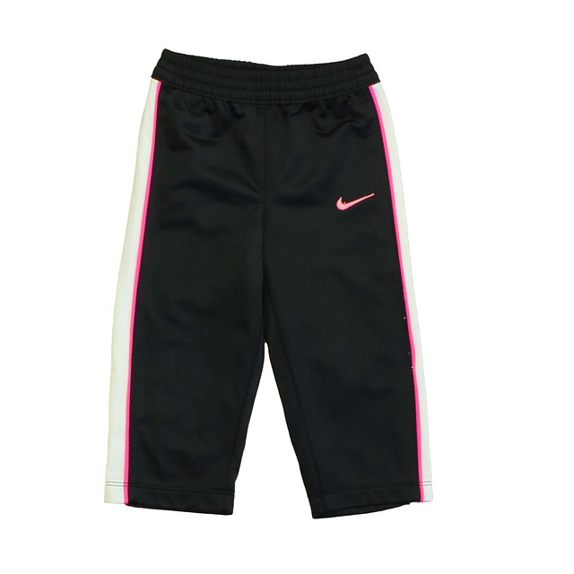 Nike Black | White | Pink Athletic Pants 18 Months 