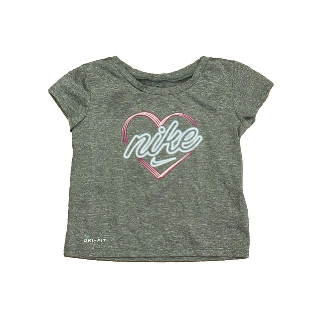 Nike Gray | Blue | Pink Athletic Top 24 Months 