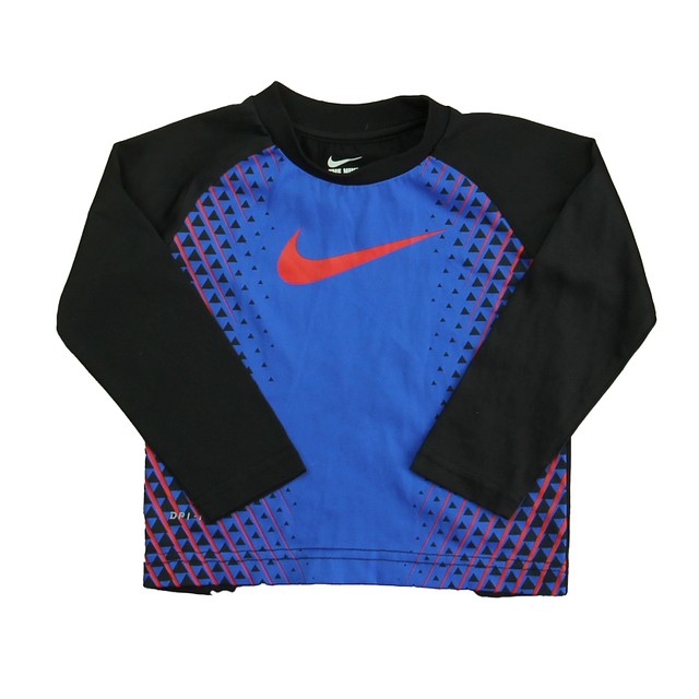 Nike Black | Blue | Red Athletic Top 2T 