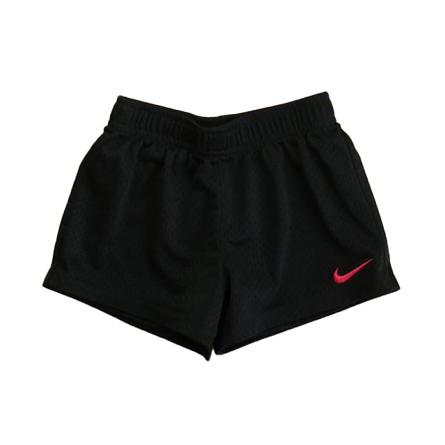 Nike Black Athletic Shorts 5-6 Toddler 