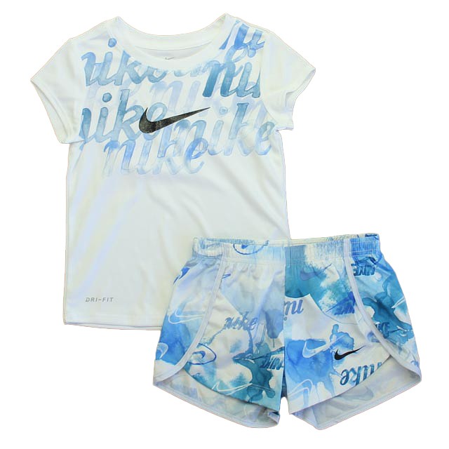Nike 2-pieces White | Blue Apparel Sets 5T 