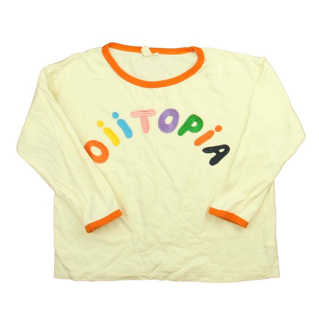 Oii Ivory | Orange Long Sleeve T-Shirt 9-10 Years 