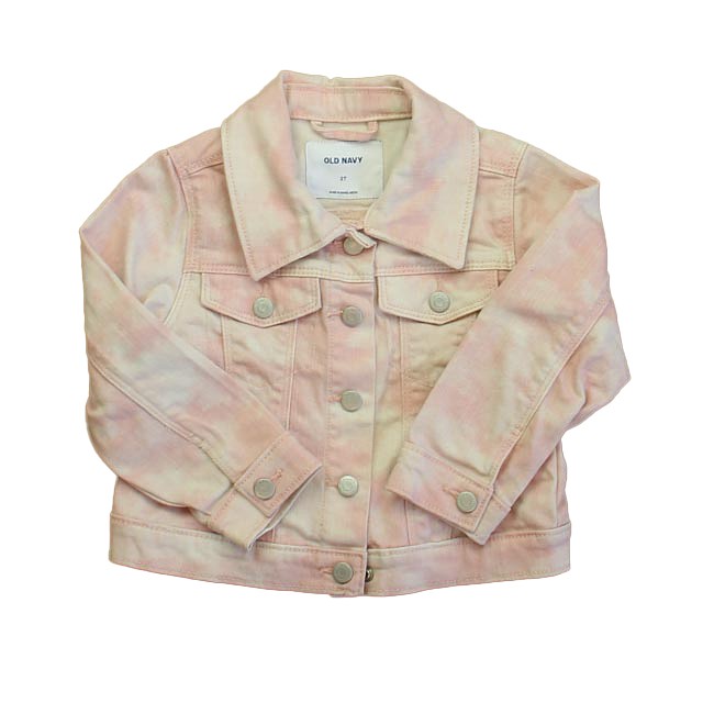 Old Navy Pink Tie Dye Jacket 2T 