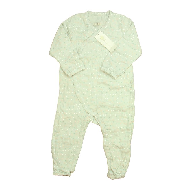 Peek Light Green | White | Coral Long Sleeve Outfit 18-24 Months 