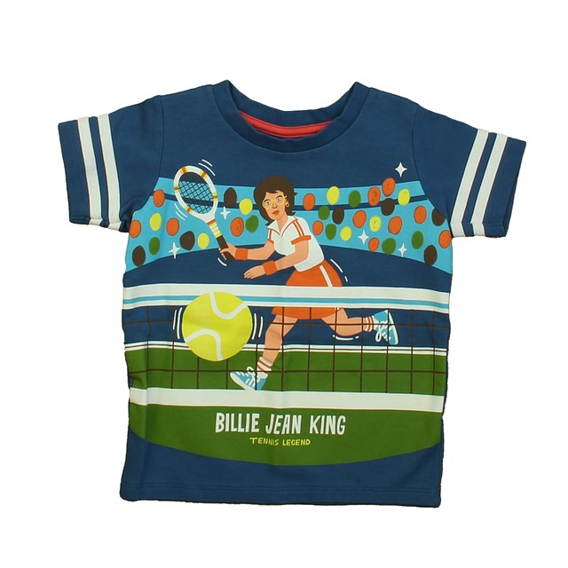 Piccolina Blue Billie Jean King T-Shirt 2T 