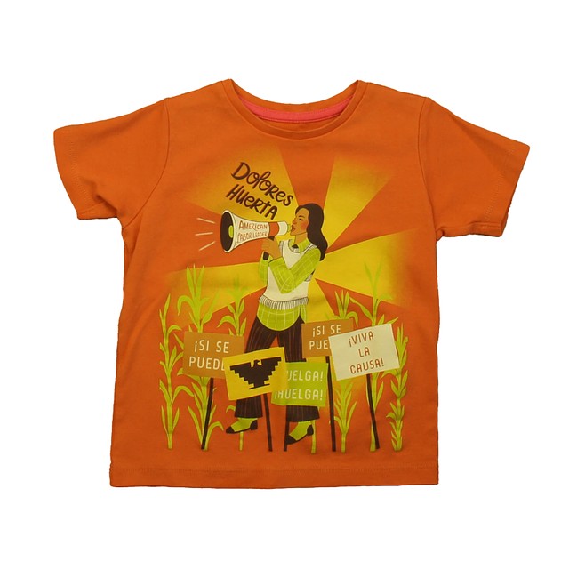 Piccolina Orange Dolores Huerta T-Shirt 2T 