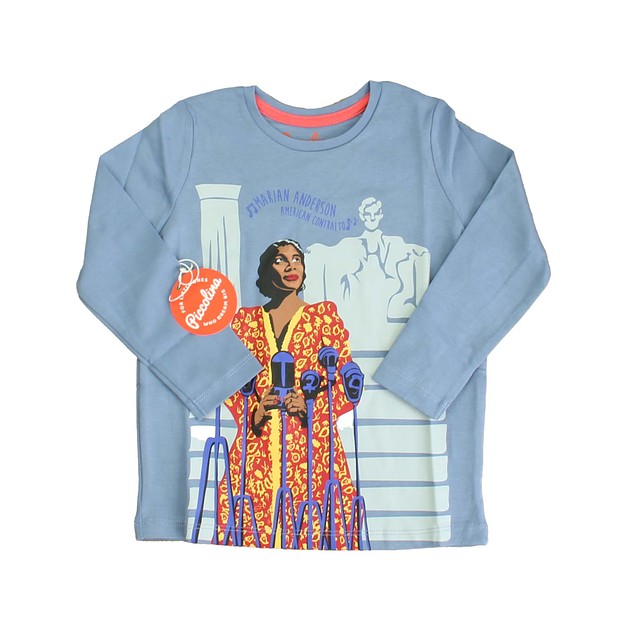 Piccolina Blue Trailblazer | Marian Anderson Long Sleeve T-Shirt 6-14 Years 