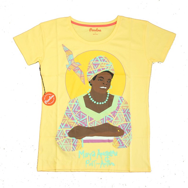 Piccolina Yellow Trailblazer | Maya Angelou T-Shirt Adult XS - Adult XL 