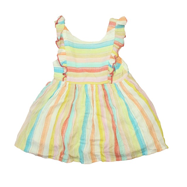 Pink & Violet Pink | White | Blue Stripe Dress 12-18 Months 