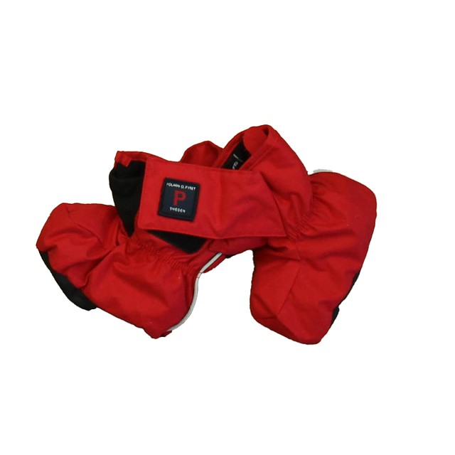 Polarn O. Pyret Red Booties 4-9 Months 