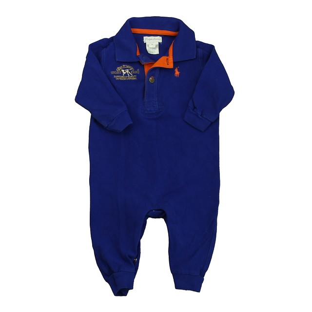 Polo by Ralph Lauren Blue Long Sleeve Outfit 9 Months 