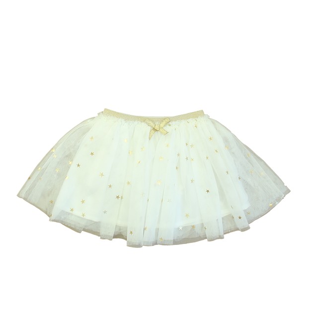 Primark White | Gold Stars Skirt 18-24 Months 