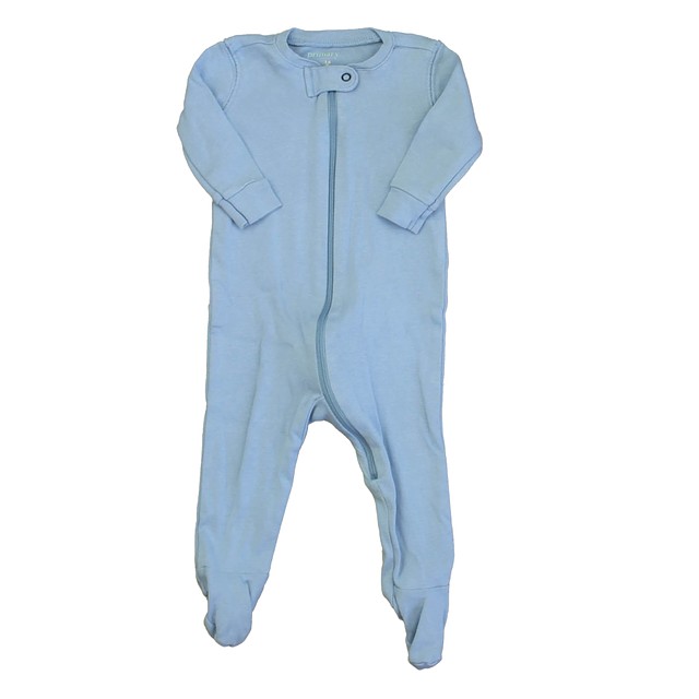 Primary.com Blue 1-piece footed Pajamas 3-6 Months 