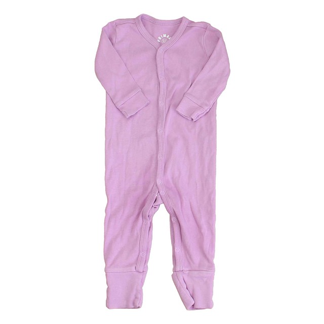 Primary.com Purple 1-piece Non-footed Pajamas 3-6 Months 