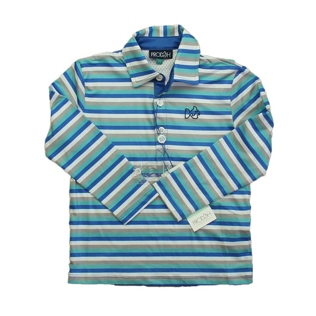 Prodah Blue Stripe Rugby Shirt 3T 
