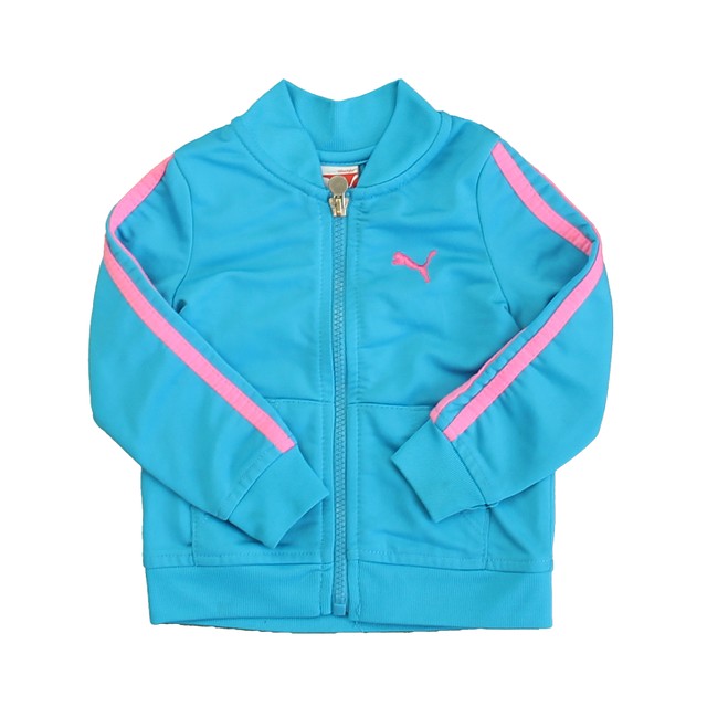 Puma Blue | Pink Athletic Top 18 Months 