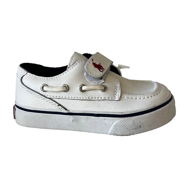 Ralph Lauren White Sneakers 10.5 Toddler 