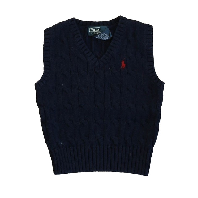 Ralph Lauren Navy Sweater Vest 12 Months 