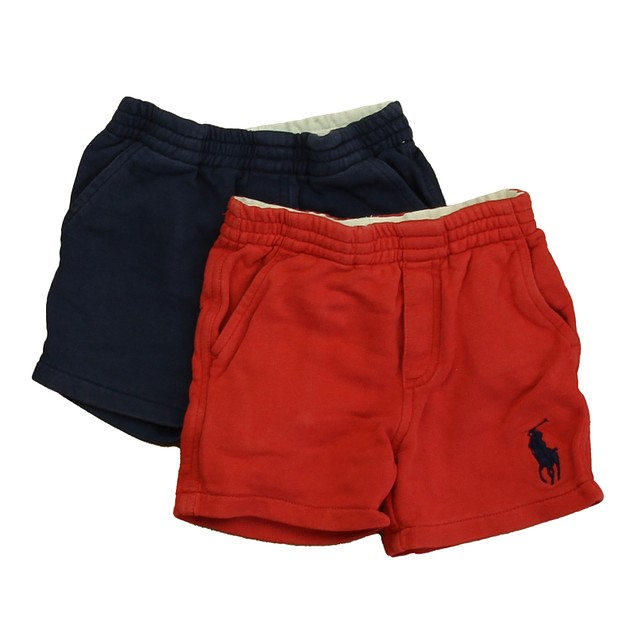 Ralph Lauren Set of 2 Navy | Red Shorts 24 Months 