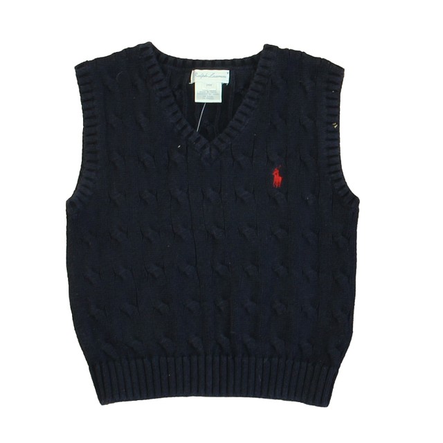 Ralph Lauren Navy Sweater Vest 24 Months 