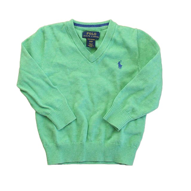Ralph Lauren Green Sweater 2T 