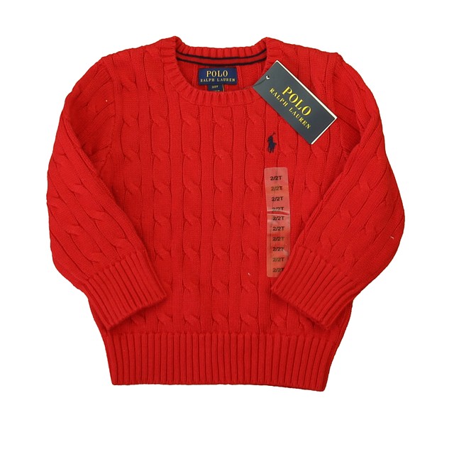 Ralph Lauren Red Sweater 2T 