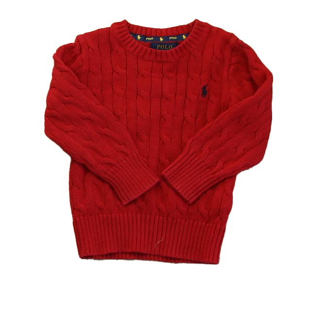 Ralph Lauren Red Sweater 2T 