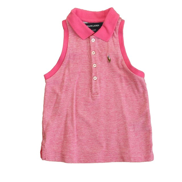 Ralph Lauren Pink Polo Shirt 3T 