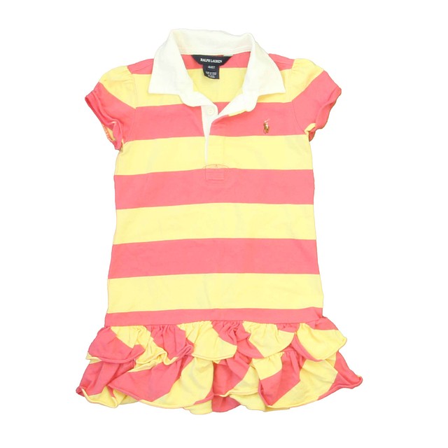 Ralph Lauren Pink | Yellow Dress 4T 