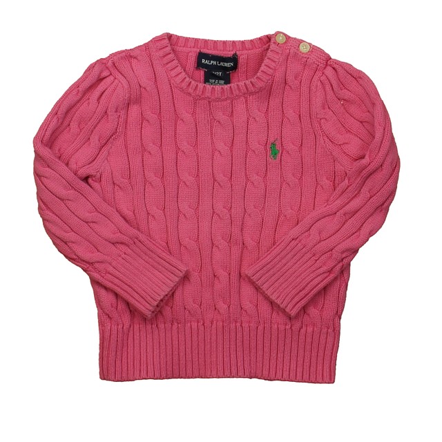Ralph Lauren Pink Sweater 4T 