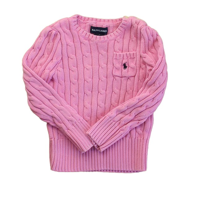 Ralph Lauren Pink Sweater 5T 