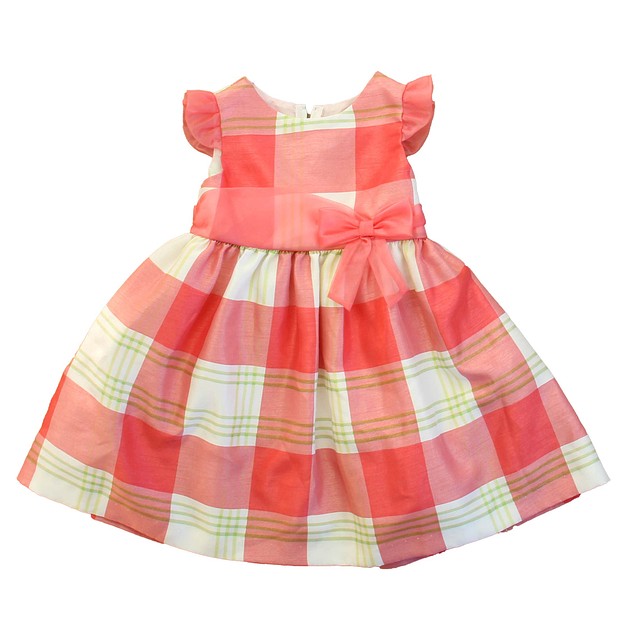 Rare Editions Pink Plaid Special Occasion Dress 3T 