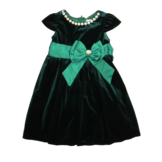 Rare Editions Green Special Occasion Dress 4T 
