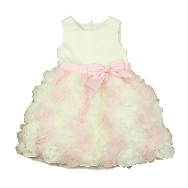 Rare Editions White | Pink Special Occasion Dress 4T 