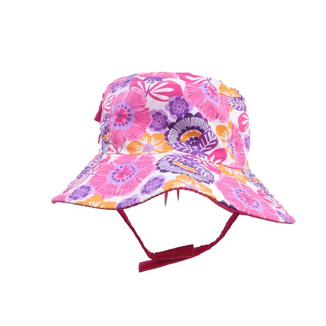 REI Pink | Floral Sun Hat 6-12 Months 