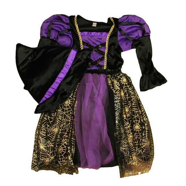 Relibeauty 2-pieces Black | Purple Witch Costume 4T 