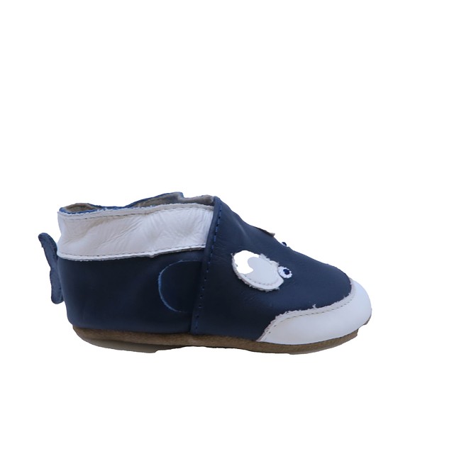 Robeez Navy | White Whale Shoes 6-12 Months 