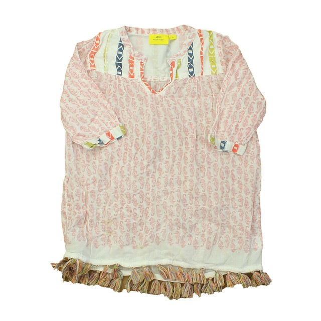 Roberta Roller Rabbit White | Pink | Seahorses Cover-up 4T 