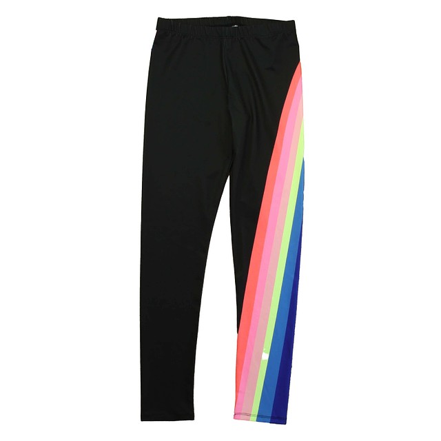 Rockets Of Awesome Black | Rainbow Stripe Athletic Pants 10 Years 