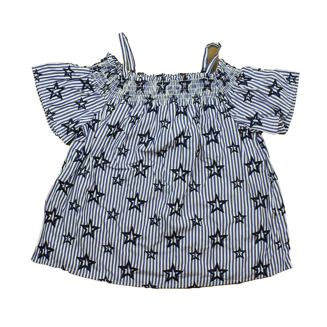 Rockets Of Awesome Blue | White | Stripes | Stars Blouse 10 Years 