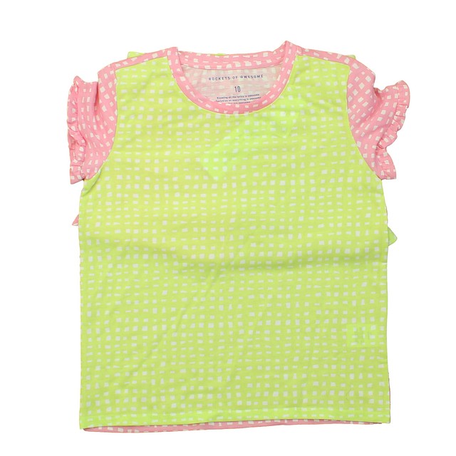 Rockets Of Awesome 2-pieces Lime Green | Pink Apparel Sets 10 Years 