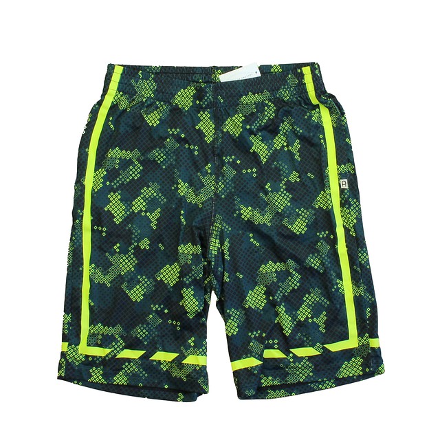 Rockets Of Awesome Black | Green | Yellow Athletic Shorts 12 Years 
