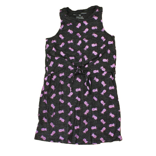 Rockets Of Awesome Grey | Purple | Pineapples Dress 12 Years 