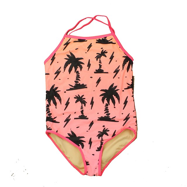 Rockets Of Awesome Pink | Black 1-piece Swimsuit 12 Years 