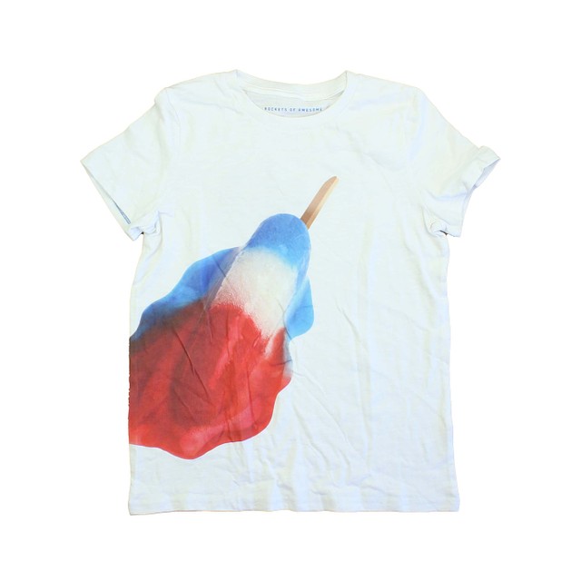 Rockets Of Awesome White | Red | Blue T-Shirt 12 Years 
