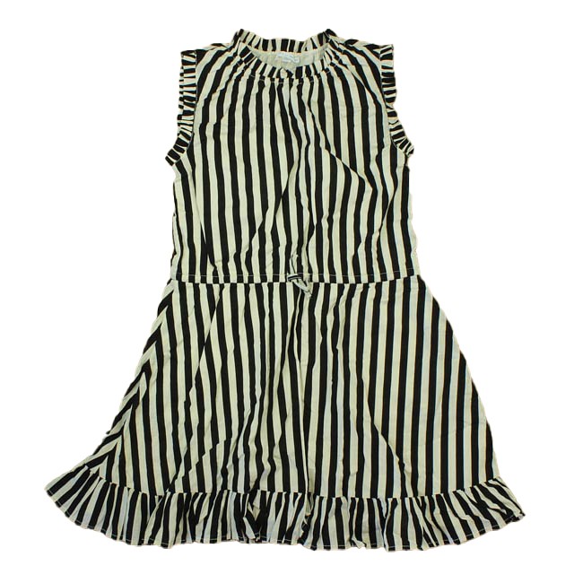 Rockets Of Awesome Black | White | Stripes Dress 14 Years 