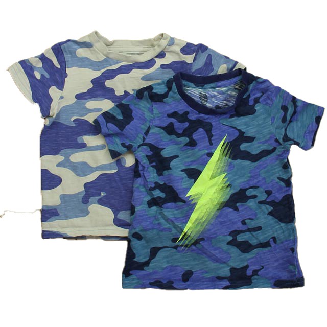 Rockets of Awesome Set of 2 Blue Camo T-Shirt 2T 