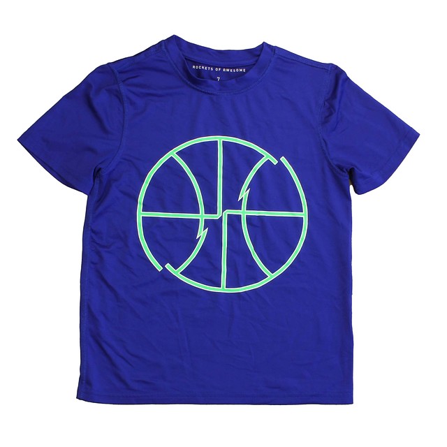 Rockets Of Awesome Blue | Green Athletic Top 3T 